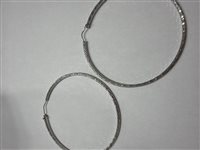 Orecchini Domar Donna Cerchi argento 925 diamantati in Argento ORAR-488-280